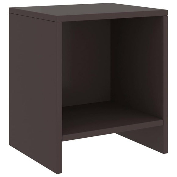 vidaXL Nachttisch Dunkelbraun 35x30x40 cm Kiefer Massivholz