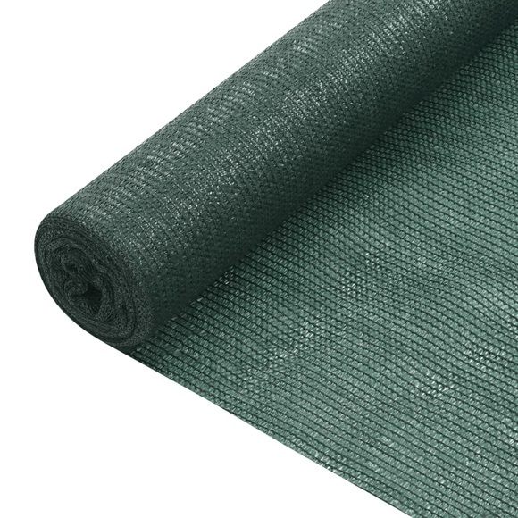 vidaXL Zaunblende Grün 1,5x10 m HDPE 75 g/m²
