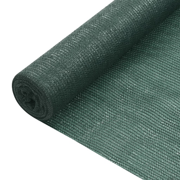 vidaXL Zaunblende Grün 1,5x25 m HDPE 75 g/m²