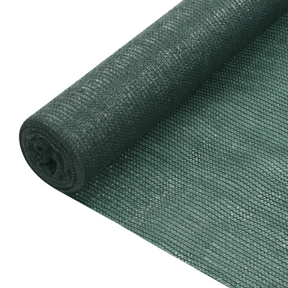 vidaXL Zaunblende Grün 3,6x10 m HDPE 75 g/m²