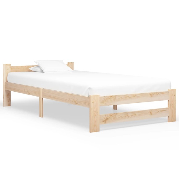 vidaXL Bettgestell Massivholz Kiefer 90x200 cm