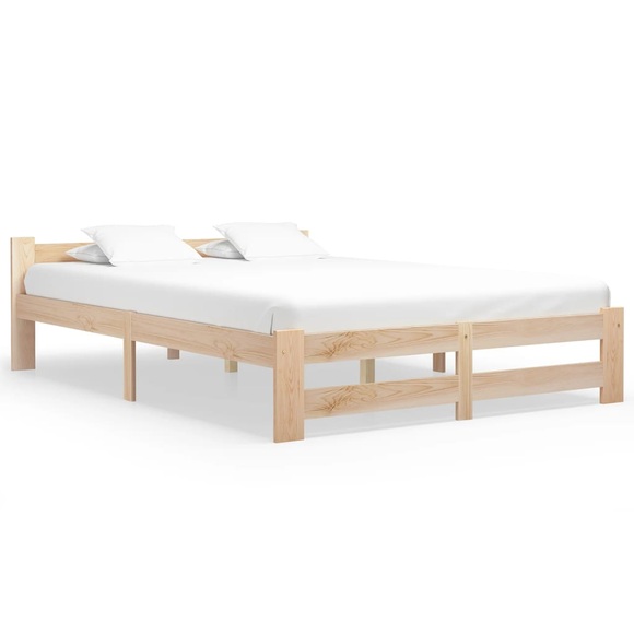 vidaXL Bettgestell Massivholz Kiefer 140x200 cm