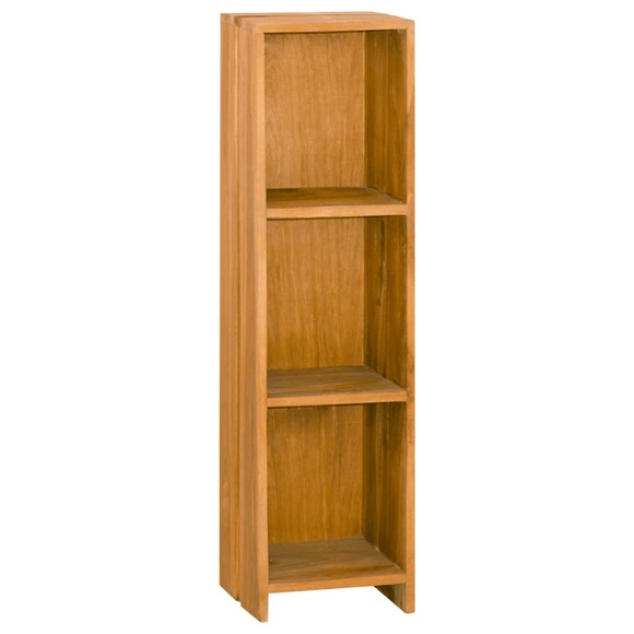 vidaXL Bücherregal 30x30x110 cm Massivholz Teak