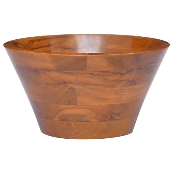 vidaXL Waschbecken Massivholz Teak ?40x20 cm