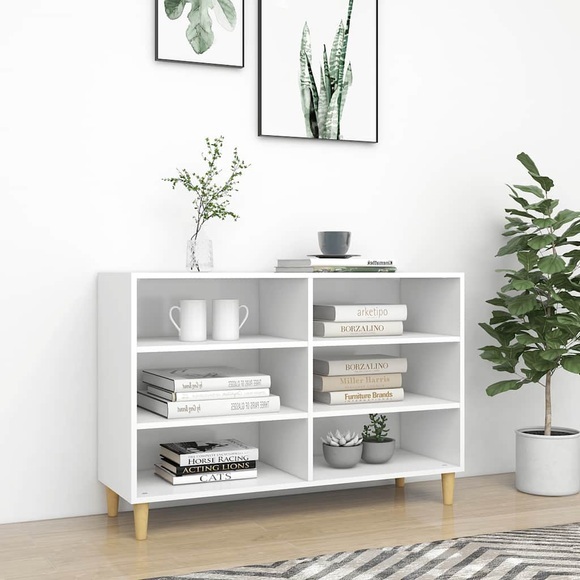 vidaXL Sideboard Weiß 103,5x35x70 cm Spanplatte