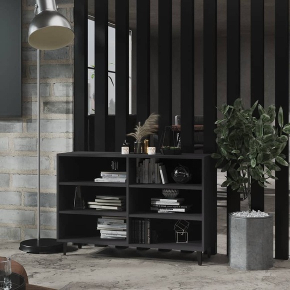 vidaXL Sideboard Grau 103,5x35x70 cm Spanplatte