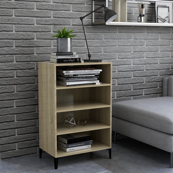 vidaXL Sideboard Sonoma-Eiche 57x35x90 cm Spanplatte