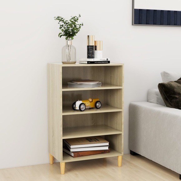 vidaXL Sideboard Sonoma-Eiche 57x35x90 cm Spanplatte