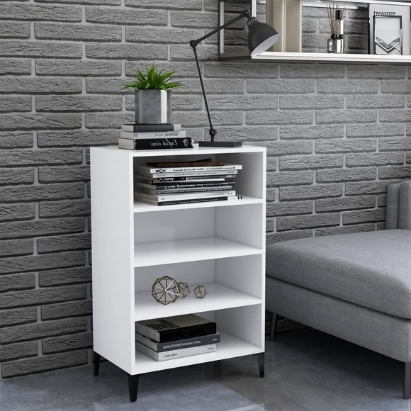 vidaXL Sideboard Weiß 57x35x90 cm Spanplatte