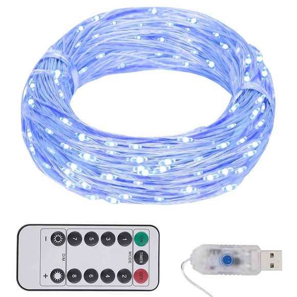 vidaXL LED-Lichterkette Blau 30 m