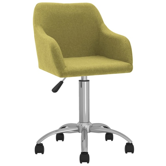 vidaXL Bürostuhl Drehbar Grün Stoff