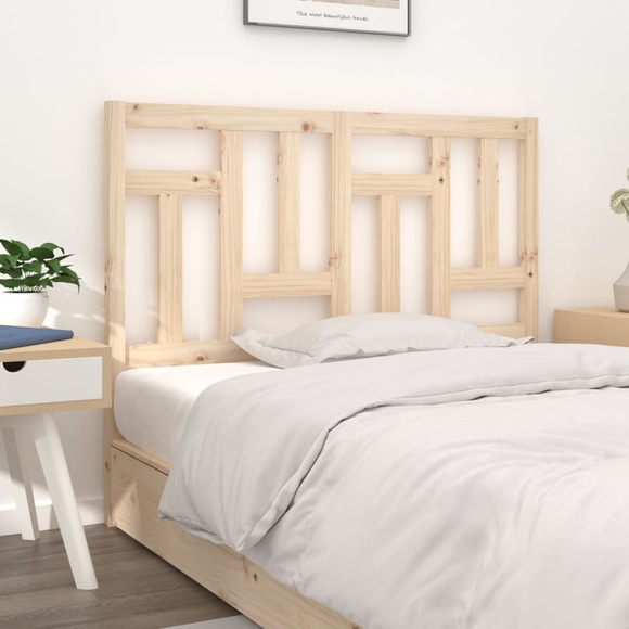 vidaXL Bett-Kopfteil 125,5x4x100 cm Massivholz Kiefer
