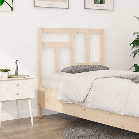 vidaXL Bett-Kopfteil 95,5x4x100 cm Massivholz Kiefer