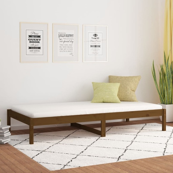 vidaXL Tagesbett Honigbraun 80x200 cm Massivholz Kiefer