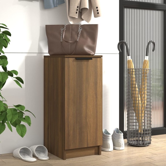 vidaXL Schuhschrank Braun Eichen-Optik 30x35x70 cm Holzwerkstoff