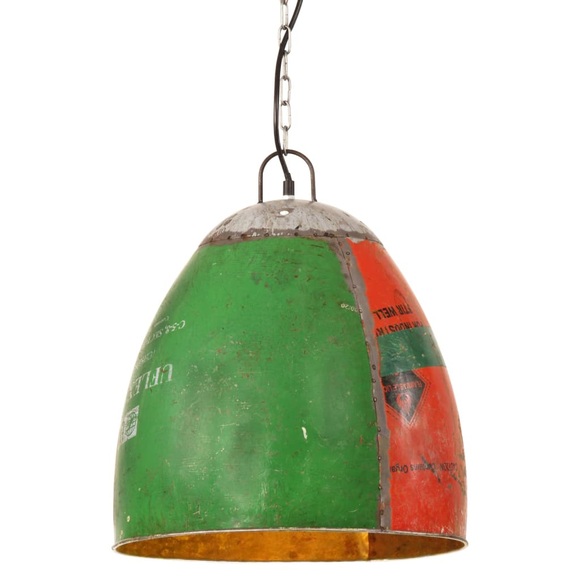 vidaXL Hängelampe Industrie-Stil 25 W Mehrfarbig Rund 42 cm E27