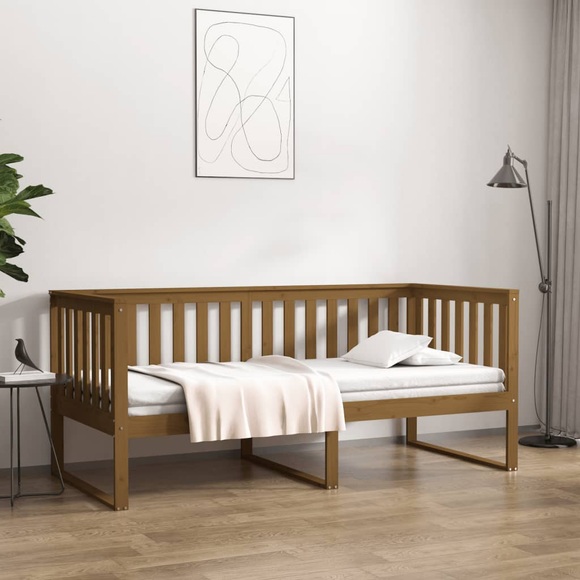vidaXL Tagesbett Honigbraun 90x200 cm Massivholz Kiefer
