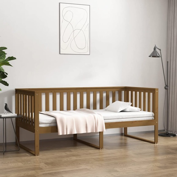vidaXL Tagesbett Honigbraun 90x190 cm Massivholz Kiefer