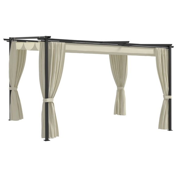 vidaXL Pavillon 4x3 m Creme