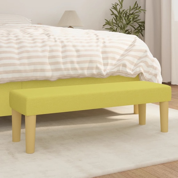vidaXL Sitzbank Grün 100x30x30 cm Stoff