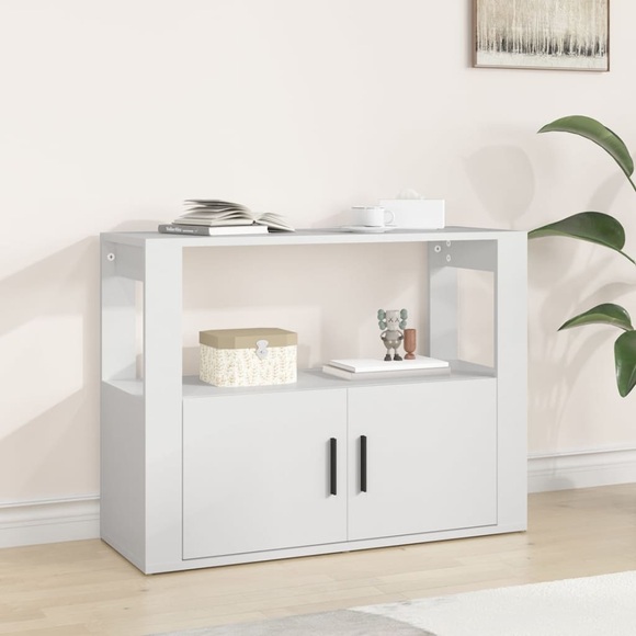 vidaXL Sideboard Weiß 80x30x60 cm Holzwerkstoff