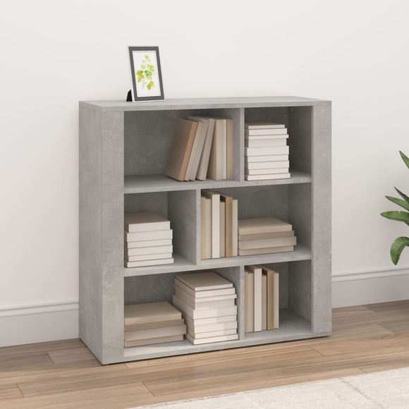 vidaXL Sideboard Betongrau 80x30x80 cm Holzwerkstoff