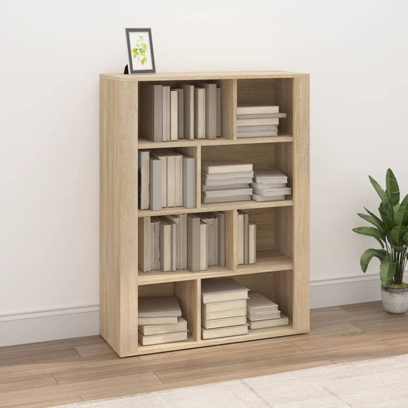 vidaXL Sideboard Sonoma-Eiche 80x30x106 cm Holzwerkstoff