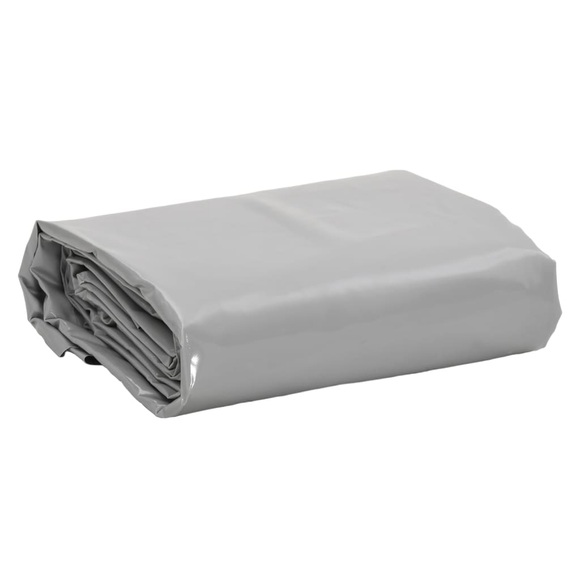 vidaXL Abdeckplane Grau 5x5 m 600 g/m²