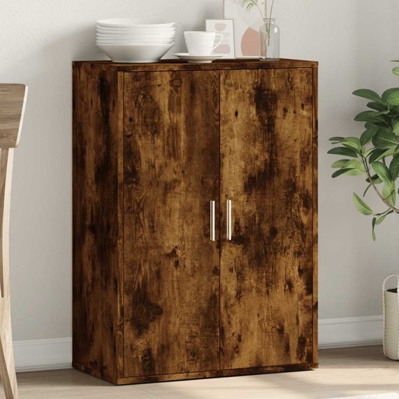 vidaXL Sideboard Räuchereiche 60x31x84 cm Holzwerkstoff