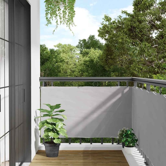 vidaXL Garten-Sichtschutz Grau 800x75 cm PVC