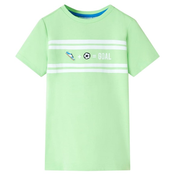 vidaXL Kinder T-Shirt Neongrün 92