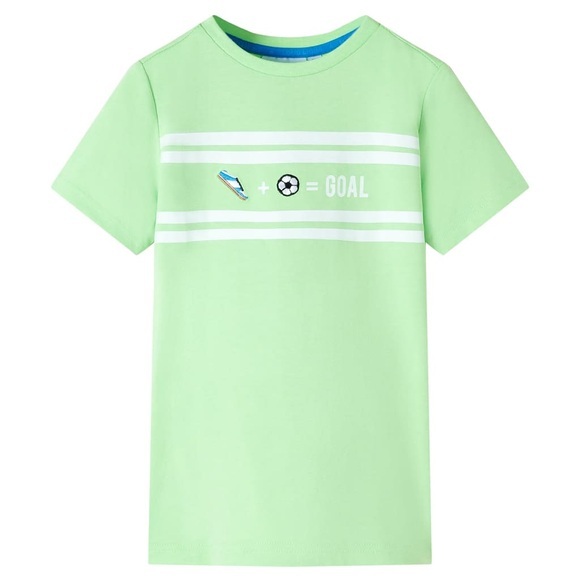 vidaXL Kinder T-Shirt Neongrün 116