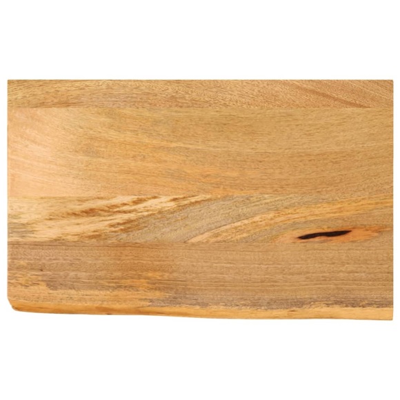 vidaXL Tischplatte mit Baumkante 50x30x2,5 cm Massivholz Mango