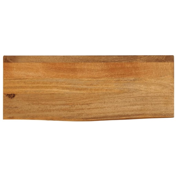 vidaXL Tischplatte mit Baumkante 80x40x2,5 cm Massivholz Mango