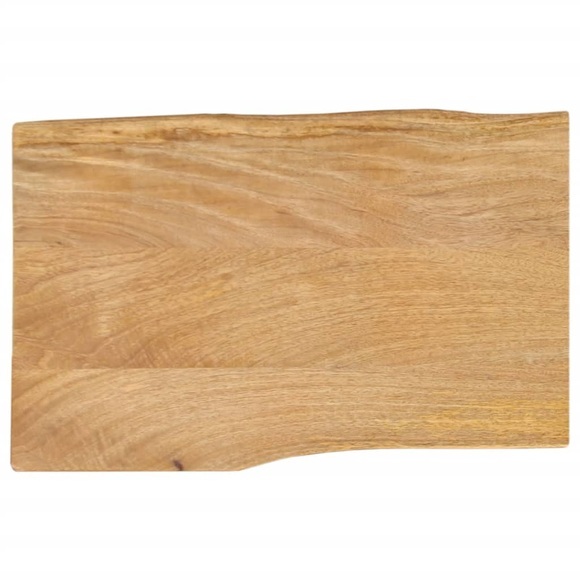 vidaXL Tischplatte mit Baumkante 70x40x3,8 cm Massivholz Mango