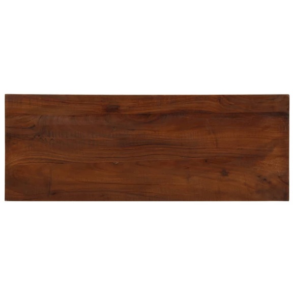 vidaXL Tischplatte 90x30x2,5 cm Rechteckig Altholz Massiv