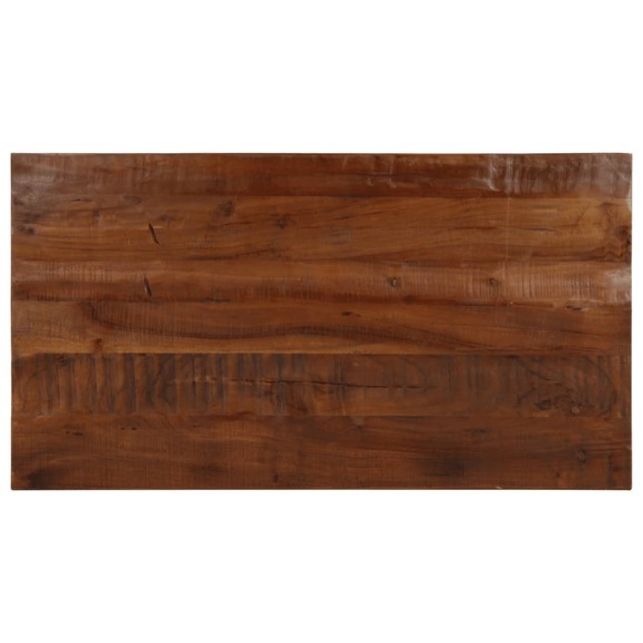 vidaXL Tischplatte 110x50x2,5 cm Rechteckig Altholz Massiv