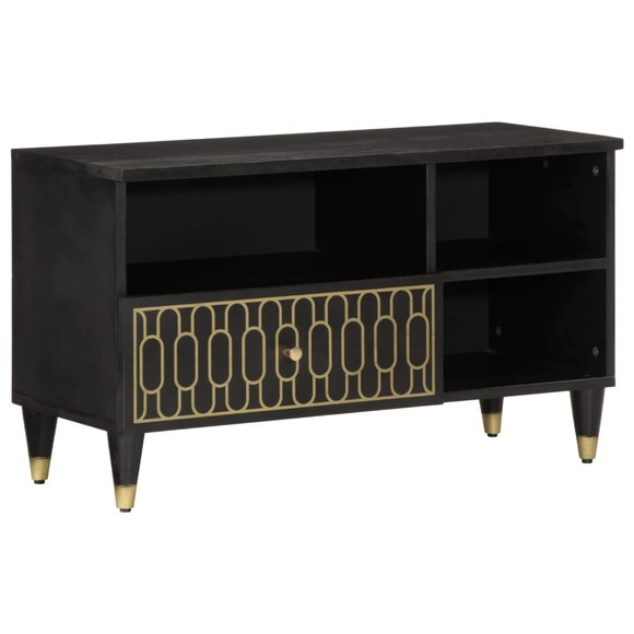 vidaXL TV-Schrank 80x33x46 cm Massivholz Mango