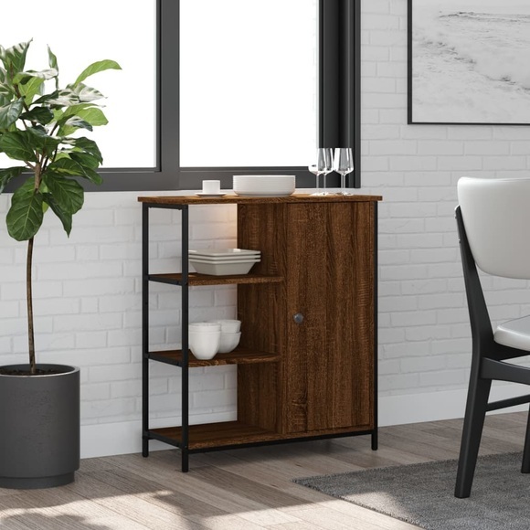 vidaXL Sideboard Braun Eichen-Optik 70x30x80 cm Holzwerkstoff
