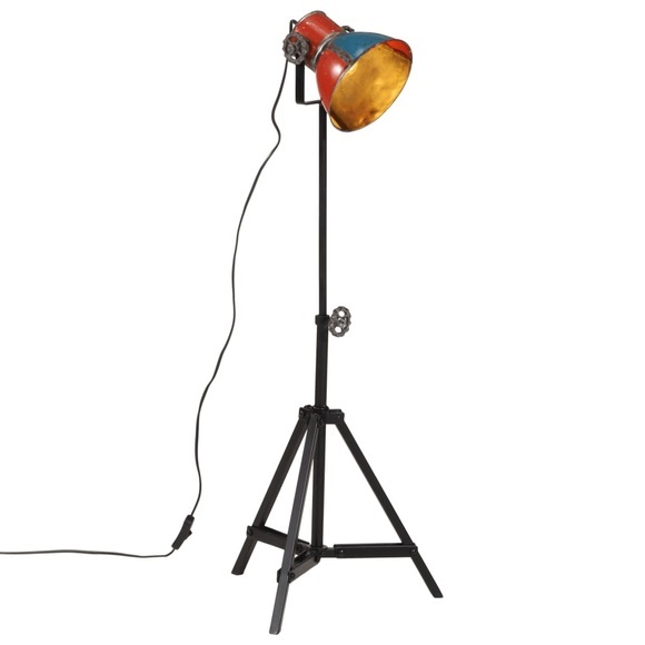 vidaXL Stehleuchte 25 W Mehrfarbig 35x35x65/95 cm E27