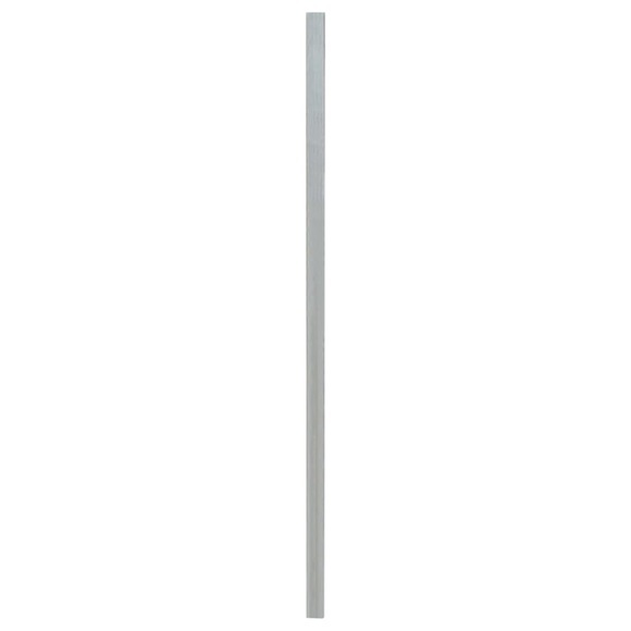 vidaXL Zaunpfosten 10 Stk. Silbern 200 cm Verzinkter Stahl