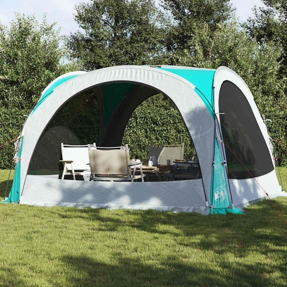 vidaXL Partyzelt Grün 360x360x215 cm 185T Taft