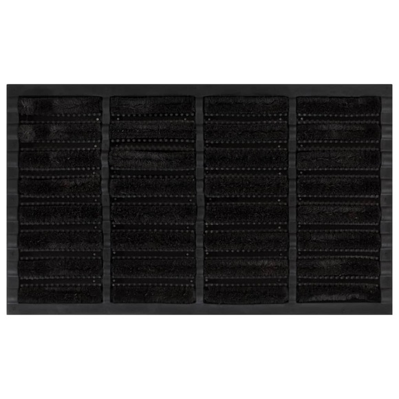 vidaXL Fußmatte Rechteckig 45x75 cm Gummi und Kokosfaser