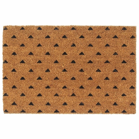 vidaXL Fußmatte Natur 40x60 cm Kokosfaser Getuftet