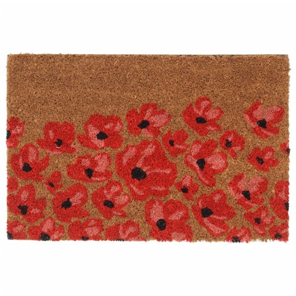 vidaXL Fußmatte Natur 40x60 cm Kokosfaser Getuftet