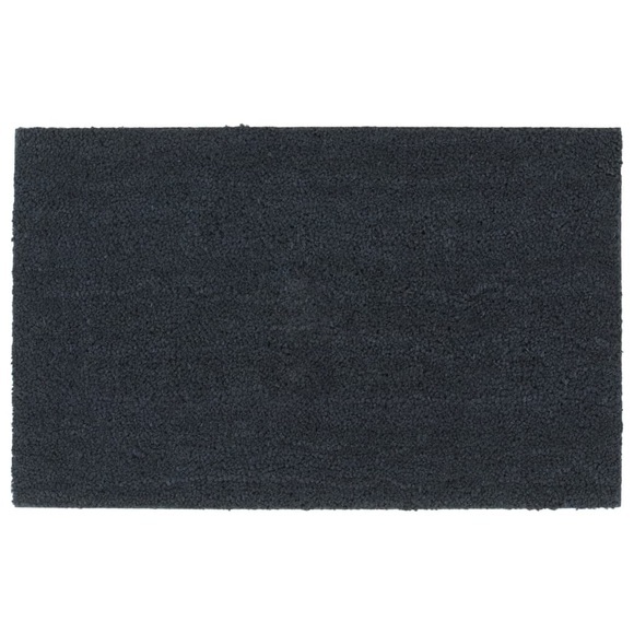 vidaXL Fußmatte Dunkelgrau 50x80 cm Kokosfaser Getuftet