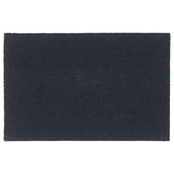 vidaXL Fußmatte Dunkelgrau 65x100 cm Kokosfaser Getuftet