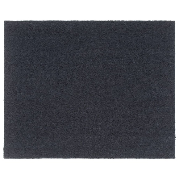 vidaXL Fußmatte Dunkelgrau 80x100 cm Kokosfaser Getuftet