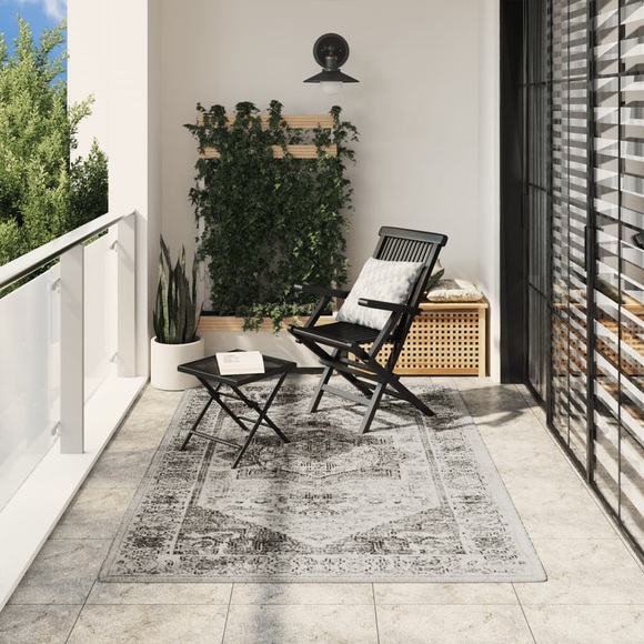 vidaXL Teppich ARBIZU Indoor und Outdoor Vintage-Design 160x230 cm