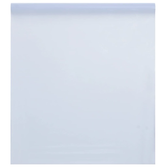 vidaXL Fensterfolie Statisch Matt Transparent Weiß 60x1000 cm PVC